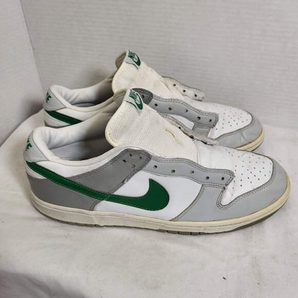 Nike Dunk Low Vintage Green White Grey Natural Size 11 2003 624044-131 Rare VTG - Picture 4 of 15